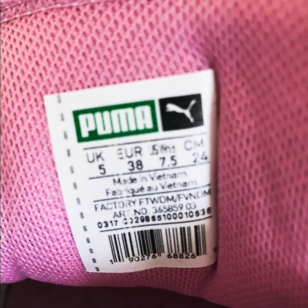 PUMA suede leather athletic shoes - Picture 6 of 6